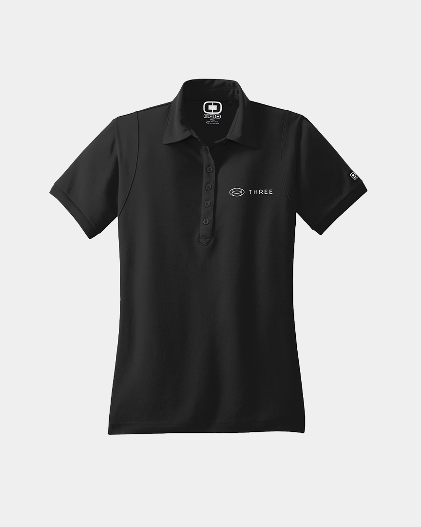 THREE Jewel Black Polo