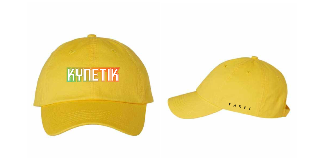 THREE KYNETIK Hat Yellow