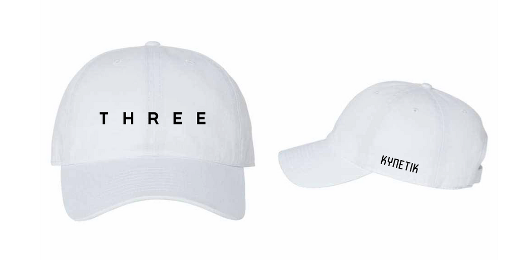 THREE KYNETIK Hat White 1