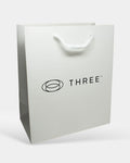 THREE White Tall Bag (pack of 5)
