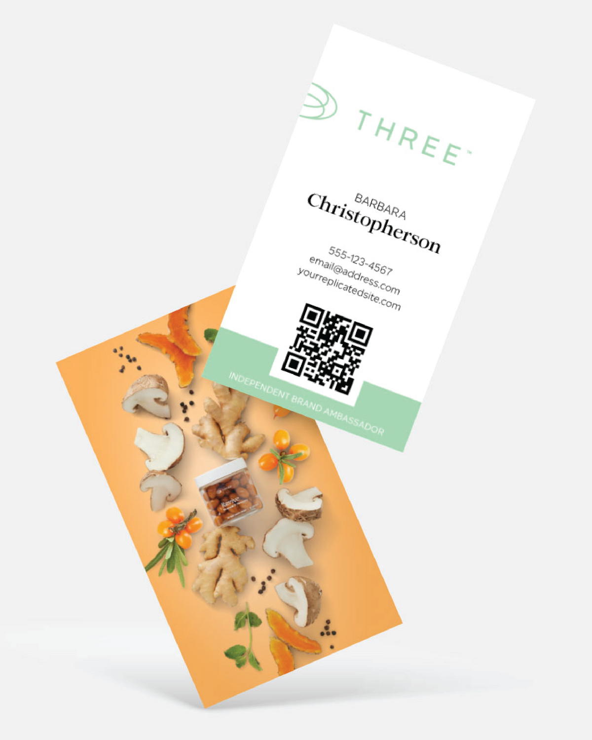 THREE Business Cards 2025