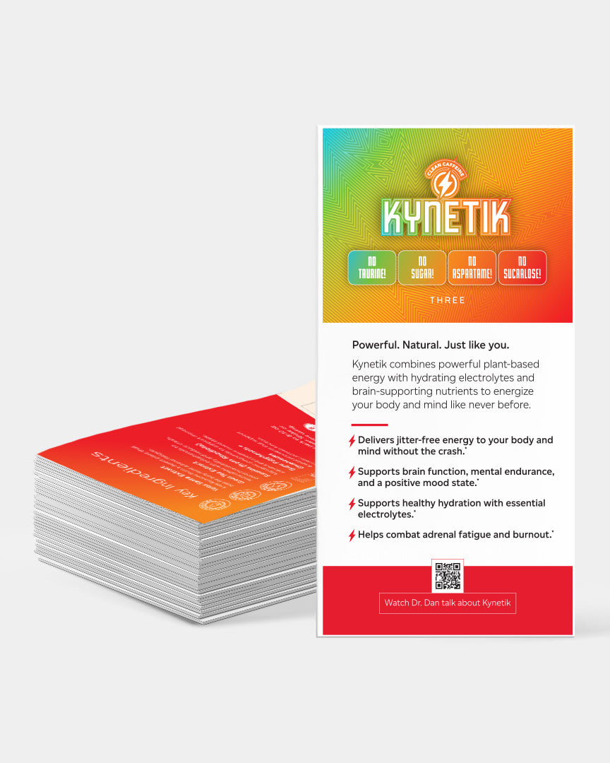 KYNETIK Sample Cards (pack of 50)